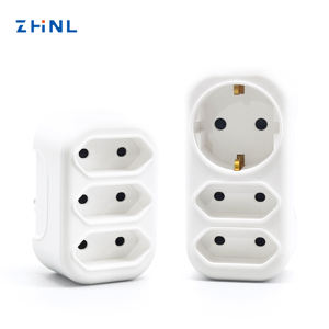 Adaptador de Enchufe Universal de Impacto para la UE, Convertidor de Enchufe Francés/Alemán de 2 Pines, 16A 250V, Nuevo - Product Image 6