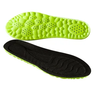 Alta Corrida Atlético Gel Super Macio Correndo Palmilhas Cuttable PU Espuma Plantar Fasciitis Forte Arco Suporte 5D Sports Palmilhas