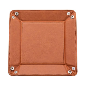 Tapis de jeu de dés DND en cuir PU personnalisable au laser avec logo, 2-en-1, plateau de <span class=keywords><strong>rangement</strong></span> portable pour accessoires de jeu de rôle pour joueurs - Product Image 6