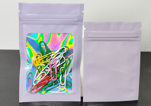 OEM ODM Rainbow Film Plastic Bag Factory Wholesale Holographic Self Sealing Jewelry Bag Flash jewelry sealing bone bag 10x15cm - Product Image 5