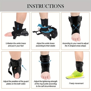 Tobillera con Estribo - Férula Rígida Ajustable para Esguinces, Tendinitis, Soporte Postoperatorio y Protección contra Lesiones - Product Image 5