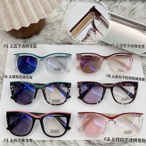 Gafas de sol fotocromáticas estilo ojo de gato para mujer con protección UV400, montura de plástico y metal, clasificación 2. - Product Image 4