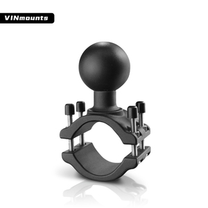 Vinmounts 2.25 Inch Ball Head Mount Tube Clamp Adjustable Computer <b>Stand</b> Heavy Duty Aluminium Alloy Rubber 360 Degree Rotating - Product Image 3