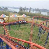 Le parc d'attractions le plus vendu monte des manèges passionnants 180m de montagnes russes de souris folle à vendre