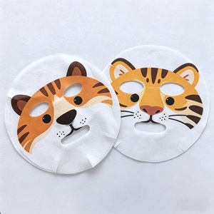 Materiale per Maschere Facciali in Tessuto Non Tessuto di Cotone con Stampa Personalizzata OEM di Simpatici Animali Cartoon per Bambini - Product Image 3