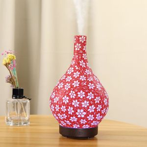 Recién llegado, humidificador de flores pequeñas rojas de boca plana de siete colores, instalación creativa ecológica para el hogar de mesa - Product Image 1