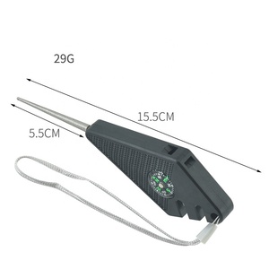 Mini-<span class=keywords><strong>aiguiseur</strong></span> multifonctionnel d'extérieur, boussole, outil d'aiguisage, <span class=keywords><strong>aiguiseur</strong></span> de diamant portable pour hameçons de pêche - Product Image 4