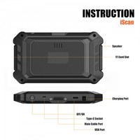 OBDSTAR IScan Herramienta Inteligente de Diagnóstico de Motocicleta, Escáner, Tableta Portátil, Solución Todo en Uno para KTM HUSQVARNA, Talleres de Reparación