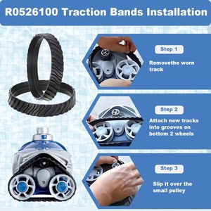 El kit de limpieza de piscinas R0525100 es compatible con los limpiadores de piscinas MX8/MX6 - Product Image 5