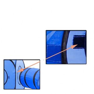 Tente pour chat BSCI avec tunnel imprimé tronc d'arbre, utilisable en intérieur et en extérieur, parc de jeu pop-up pour petits animaux, chatons - Product Image 4