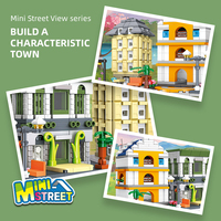 59075-59080 Street View School ensamblado MOC ladrillos juego de bloques de construcción ABS plástico niño colección regalo Juguetes