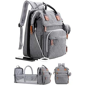 Mochila de pañales de cuero PU vegana de moda con muestra gratis, equipaje impermeable personalizado para las necesidades diarias del bebé de uso diario de viaje de mamá - Product Image 2
