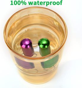 Petites boîtes à pilules portables avec porte-clés, organisateurs de pilules en aluminium étanches, mini boîtes métalliques, contenants de rangement de médicaments de poche - Product Image 3