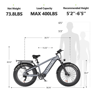 26 Inch Full Suspension Mountain 750w 48v Factory Wholesale <b>Fat</b> <b>Tire</b> Q7 Wholesale <b>Fat</b> <b>Bike</b> - Product Image 2