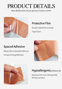 XINRUI Bande adhésive médicale double face de 5 cm pour poitrine, idéale pour peaux sensibles et usage quotidien - Product Image 2