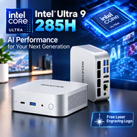 Mini PC Intel Core Ultra 9 285H, 32 Go LPDDR5, PC IA, Graphiques Intel Arc, Ordinateur de jeu haute performance, Ordinateur professionnel, Conception de logo gratuite