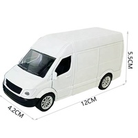 Coche de juguete Jacko Toys a escala 1:36 de metal fundido a presión, furgoneta de transporte de aleación de simulación para niños, alternativa duradera al mini coche RC