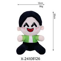 Peluche Omz mignonne de dessin animé, poupée garçon avec chapeau, poupée garçon/fille Kawaii, jouet en peluche pour les cadeaux d'anniversaire des enfants