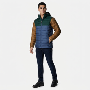 Nuevas Chaquetas Acolchadas de Lona para Hombre, a la Moda, Personalizadas, Cálidas, Ligeras, Impermeables, Elegantes, con Cuello Alto, para Invierno - Product Image 1
