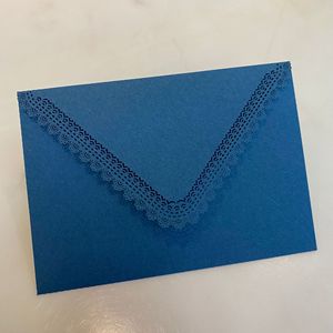 <span class=keywords><strong>C6</strong></span> 113*160mm Enveloppes colorées en papier découpé au laser de luxe Enveloppe de portefeuille cadeau de mariage pour les occasions spéciales - Product Image 6