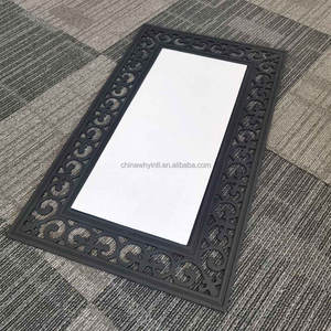 Interchangeable Sublimation Blank PVC <b>Rubber</b> Door <b>Mats</b> with Insert - Product Image 3