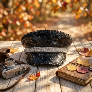 Cappello da Capitano Steampunk con Strass e Logo Personalizzato, Ideale per Feste a Tema Fiabesco e Storie, Basso MOQ - Product Image 2