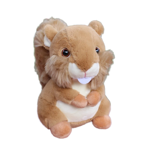 Nuovo Simpatico Peluche di Scoiattolo in Piedi, Giocattolo Morbido in Cotone PP, Antistress, Regalo di Compleanno per Bambini - Product Image 1