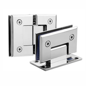 شديد التحمل 90 °   مفصلة باب حمام زجاجية من الفولاذ المقاوم للصدأ بزاوية 180 درجة للحمامات الحديثة - Product Image 1