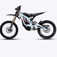 Vélo électrique tout-terrain 10000W 72V 35Ah avec phare intégré pour la conduite en montagne