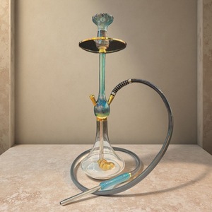 Chicha personnalisée arabe de 60 cm de hauteur en résine colorée et alliage d'aluminium, tendance pour boutique de chichas, lounge bar, restaurant, café, club, fête, pour fumer la chicha - Product Image 4