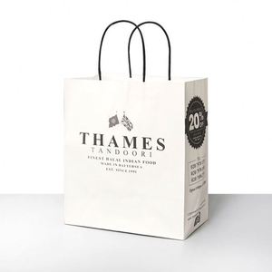 Bolsas de Regalo Pequeñas de Papel Morado con Asas, Ideales para Eventos y Mercancía Comercial, Bolsas de Regalo Tropicales - Product Image 4