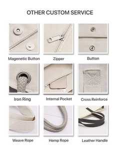 Hot Sale Custom Eco-Friendly Large Cotton Canvas Tote <b>Bag</b> <b>Rope</b> Handle Recyclable Reusable Printed Logo Size for Grocery Shopping - Product Image 6