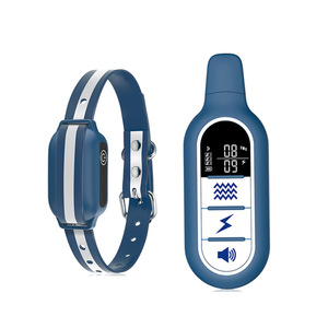 Dispositivo Inteligente de Entrenamiento para Perros, Color Azul Pavo Real, Collar Recargable con Control Remoto para Suministros de Entrenamiento Canino - Product Image 1