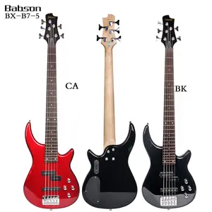 Pro Customize Premium 4 Cordes Jazz Solid Body Full Alder 5 Strings Electric Bass Guitar Maple Neck Bolt-on Guitare Basse