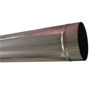 Tuyau d'extension en acier inoxydable pour four à gaz 150mm, tube de cheminée, rallonge de tube en acier inoxydable