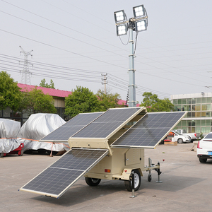 Torre de Iluminación Solar con Energía Eólica para Exteriores, Solución de Iluminación Móvil y Eficiente - Product Image 6