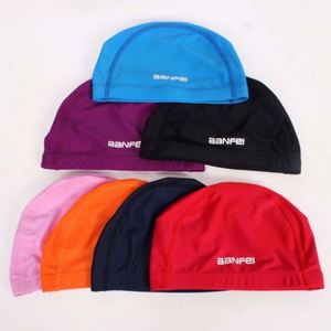Gorro de Natación de Nailon de Alta Elasticidad en Color Puro, Cómodo para Mujeres - Product Image 5