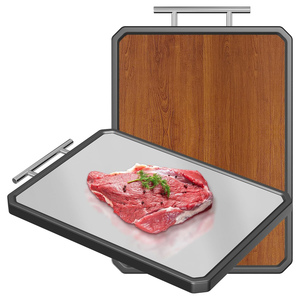 เขียงสองด้านไม้มะเกลือและเขียงสเตนเลสหนาทนทานสินค้าใหม่ - Product Image 1