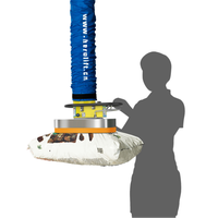 HEROLIFT VEL160/2.5-Stand 50kg – Lève-sacs à tube à vide, dispositif de levage de sacs, type bras articulé, pour sacs en papier tissé