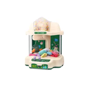 Mini Klauw Machine Spel Speelgoed Met Licht En Geluiden En Sneeuw Arcade Klauw Speelgoed Candy Grabber Machine Voor Kinderen Kerstcadeaus