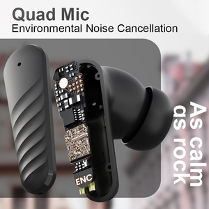MISSION T8 ワイヤレスイヤホン <span class=keywords><strong>Bluetooth</strong></span> 5.4 ENCノイズキャンセリング IPX5防水 TWS カナル型ヘッドセット - Product Image 3