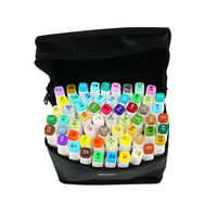 Touchfive — ensemble de marqueurs pour croquis à l'alcool, double pointe, 30 paquets, stylo marqueur, 168 couleurs disponibles