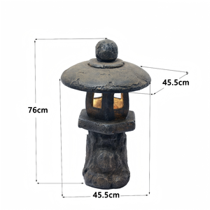 Lanterne <span class=keywords><strong>solaire</strong></span> en pierre rustique, lumière LED extérieure en résine, <span class=keywords><strong>fontaine</strong></span> d'eau, lampe décorative - Product Image 2
