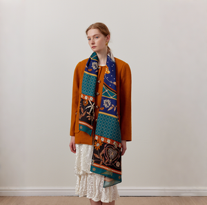 2026 New Silk <strong>Wool</strong> Square Scarf <strong>Shawl</strong> Headscarf Fashion Scarf Silk <strong>Wool</strong> Shaw - Product Image 3