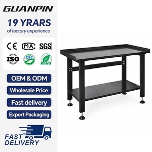 Banc de travail <span class=keywords><strong>en</strong></span> acier robuste avec <span class=keywords><strong>tiroirs</strong></span> verrouillables et pieds réglables pour atelier industriel et garage - Direct usine - Product Image 1