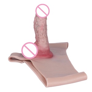 ORALSX 7 Inches Hollow Penis Harness Pants Cock Enlargement Delay Ejaculation Realistic Cock Sheath Penis Harness for Men - Product Image 6