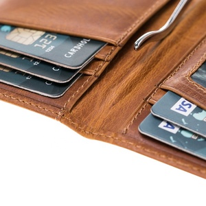 2021 Amazon <strong>Best</strong> Seller Corporate Business Gifts Genuine Leather Pocket <strong>Men</strong> Id Slim Card Holder Thin <strong>Wallet</strong> MCR-0162 - Product Image 3