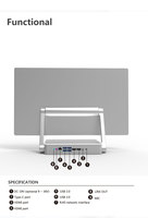 PC Todo en Uno de 23.8/27 Pulgadas, Intel Core I9, Monobloque para Uso Empresarial, Pantalla 4K, 16GB de RAM DDR5, SSD de 256GB-2TB
