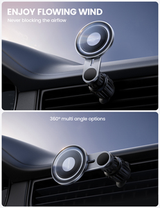 Supporto Magnetico per Telefono <span class=keywords><strong>da</strong></span> Auto Lamicall STCV05 con Braccio Estensibile, Montaggio su Bocchetta dell'Aria, Non Blocca il Flusso d'Aria - Product Image 5