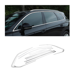 Garnitures de fenêtre de voiture en acier inoxydable décoration pour volkswagen vw <span class=keywords><strong>touareg</strong></span> 2019 2020 2021 <span class=keywords><strong>2022</strong></span> 2023 2024 accessoires kit de style automatique - Product Image 1
